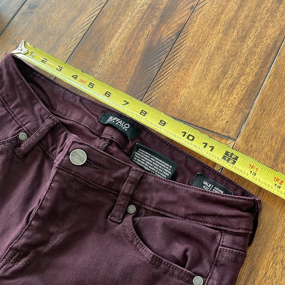 Buffalo Jeans 3 pair bundle size 6 / 28 green blue burgundy - Picture 11 of 16